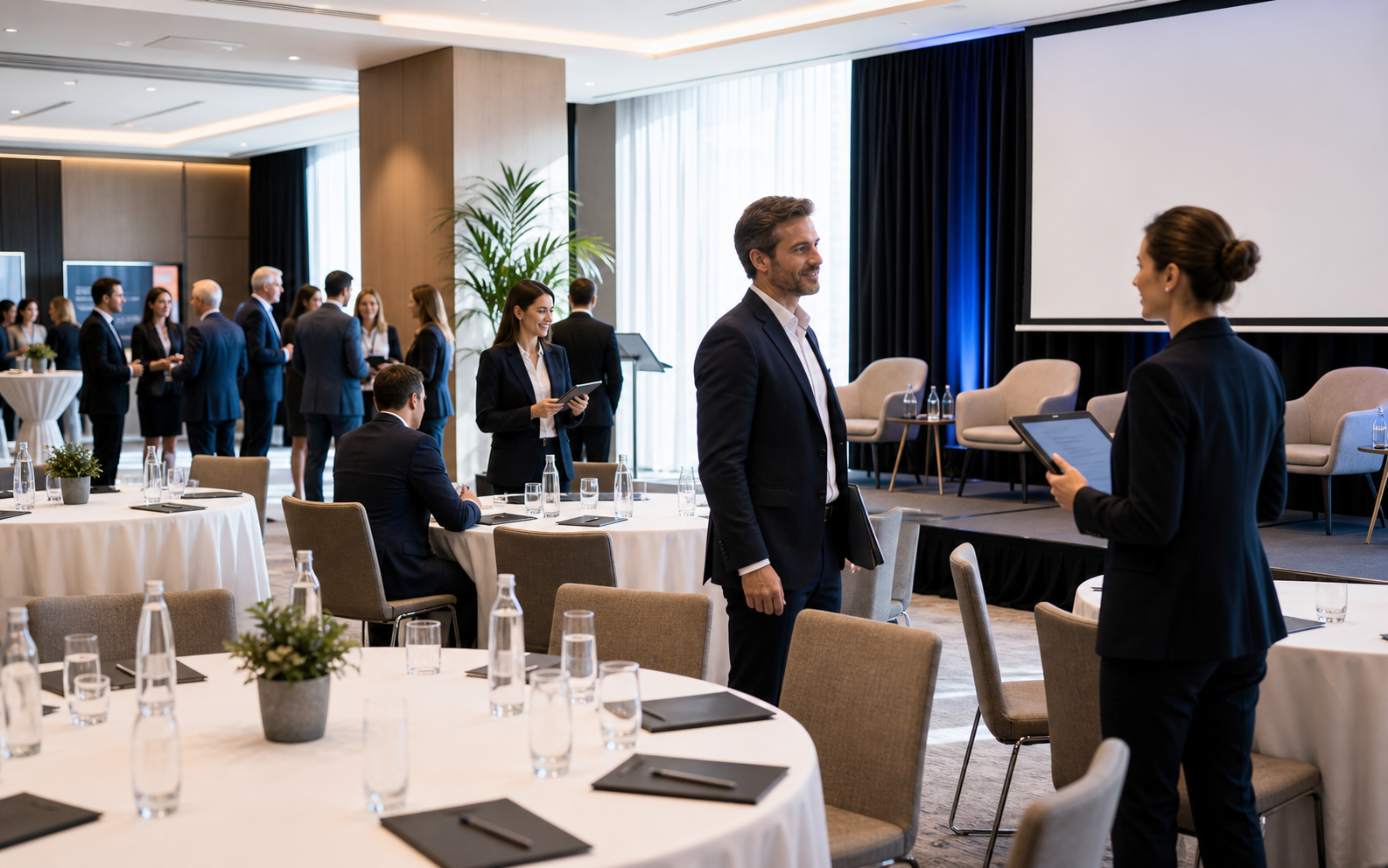 Q Events MICE group arrival for a corporate program